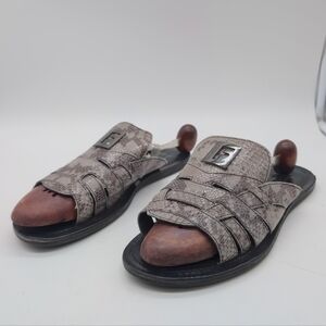 Fiorangelo By Giovanni Marquez Sz 11 Men's Gray Slide Sandals